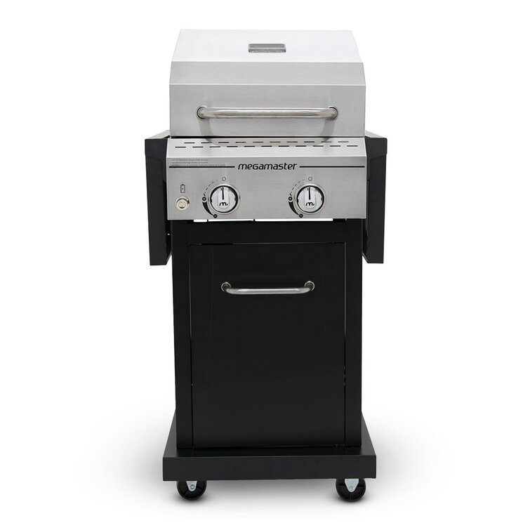 Megamaster 2 Burner Free standing Liquid Propane Gas Grill